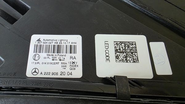 Mercedes S-Class W222 Headlight NEW A2229062004 381768263