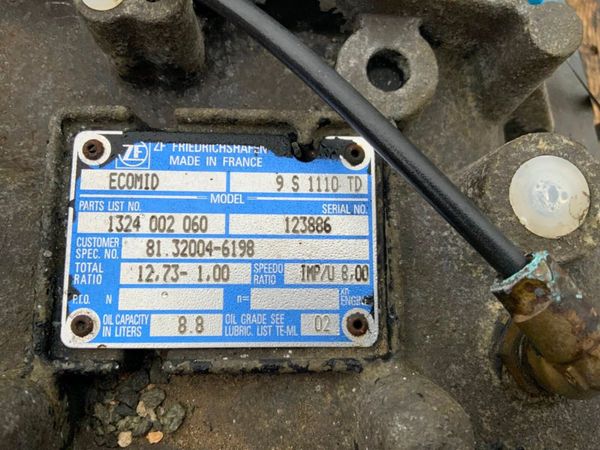 DAF CF 9S GEARBOX 382330109