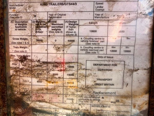 2015 KING LOW LOADER STREPFRAME TRAILER 382432897