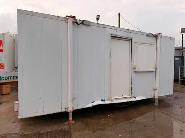 Damaged site office cabin 20 x 9 382540597