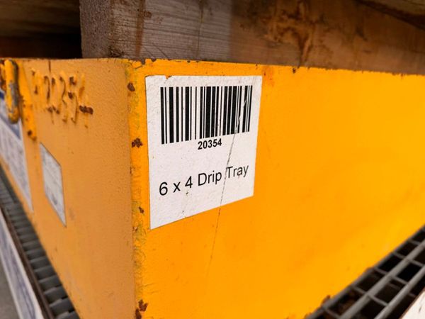 6X4 BUNDED DRIP SPILL TRAYS  HEAVY DUTY.. 1652 382529549