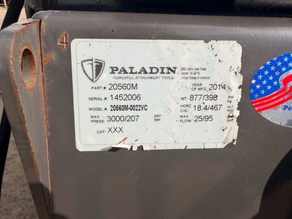 2014 SWEEPSTER SKID STEER SWEEPER ...2096T 382529595