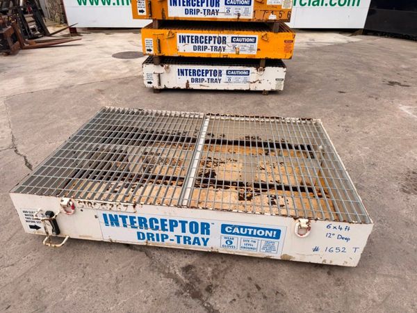 6X4 BUNDED DRIP SPILL TRAYS  HEAVY DUTY.. 1652 382529537