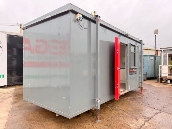 20ft SITE OFFICE CABIN KITCHEN OPEN PLAN...1974 382531642