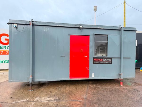 20ft SITE OFFICE CABIN KITCHEN OPEN PLAN...1974 382531614