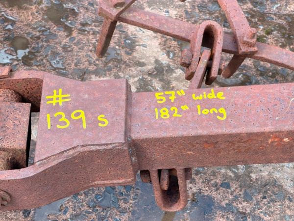 HEAVY DUTY 15ft CHAIN HARROW 3 POINT LINKAGE 383498623