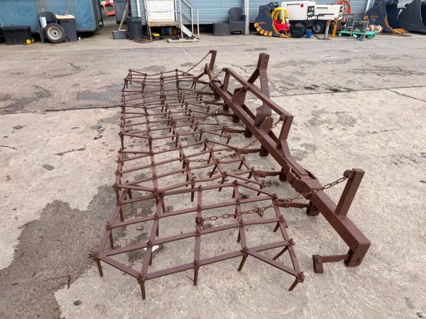 HEAVY DUTY 15ft CHAIN HARROW 3 POINT LINKAGE 383498628