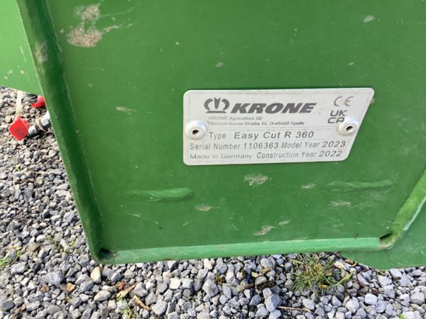2023 Krone ECR 360 mower 383580278