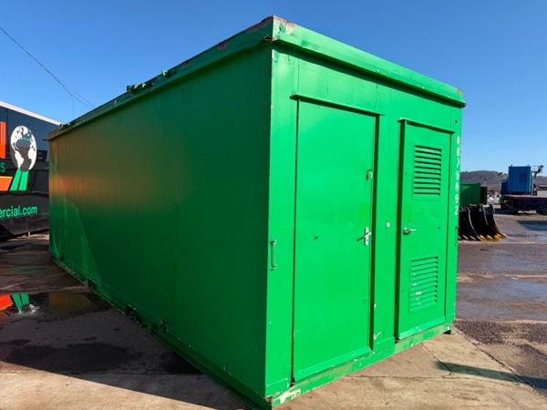 25 x 9 welfare cabin generator toilet  site office 383630767