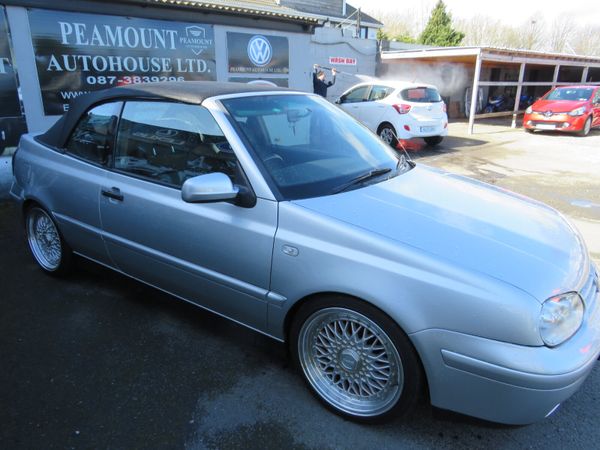 00 VW GOLF 1.8 PETROL  SOFT TOP  IN SILVER 383787405