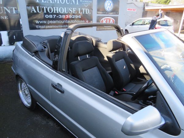 00 VW GOLF 1.8 PETROL  SOFT TOP  IN SILVER 383787417