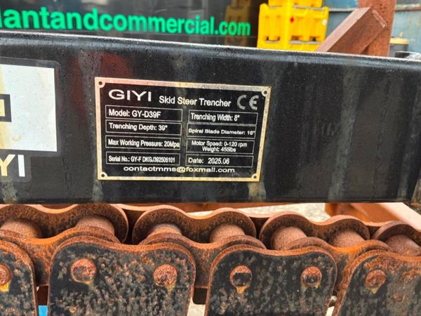 SKID STEER TRENCHING ATTACHMENT.....D39f 383789441