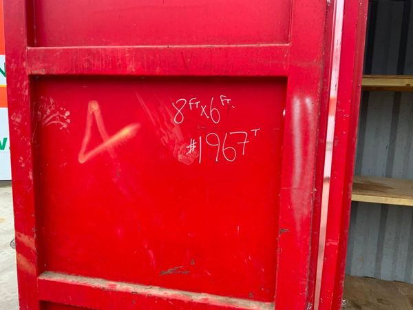 8ft x 6ft  SITE STORAGE CONTAINER......1967t. 383894007