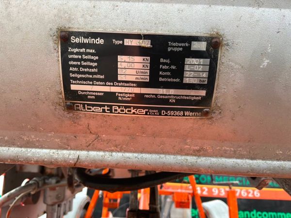 BOCKER HY407 TELESCOPIC ELEVATOR....1043t. 384168664