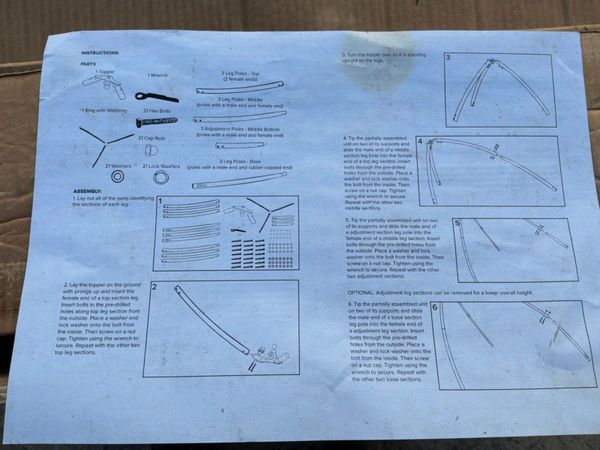 UNUSED STEEL FRAME / SWING CHAIR STAND.....464 384440428