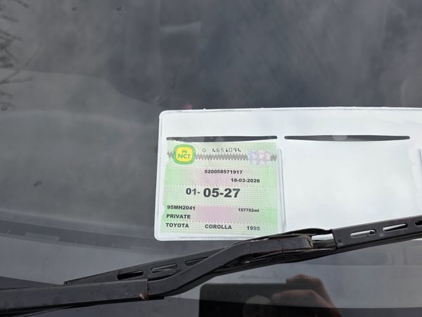 Toyota Corolla 1995 New Nct May 2027 384770655