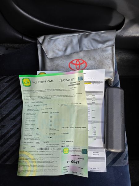 Toyota Corolla 1995 New Nct May 2027 384770665