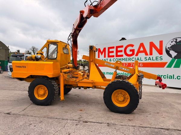 THWAITES HIAB CRANE 4 TON LIFT - RARE MACHINE 384707548