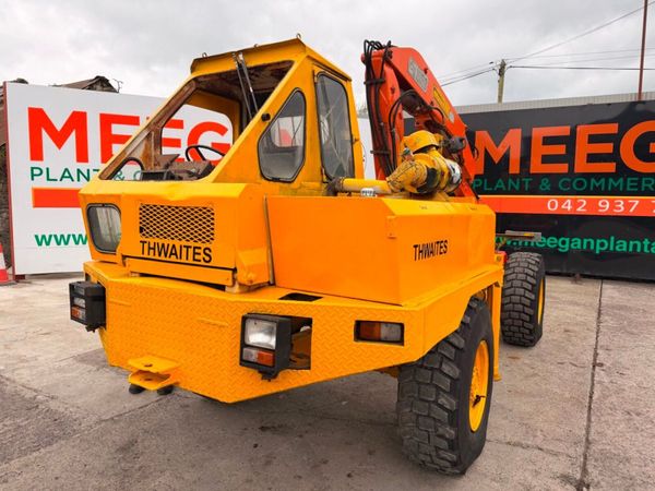 THWAITES HIAB CRANE 4 TON LIFT - RARE MACHINE 384707559
