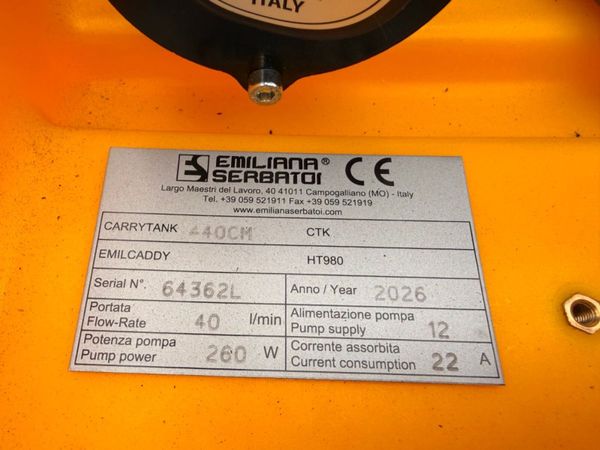 440 LITRE BUNDED FUEL BOWSER TANK ...1054T 384962288