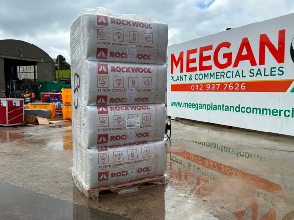 UNUSED 50mm ROCKWOOL INSULATION. 385041908