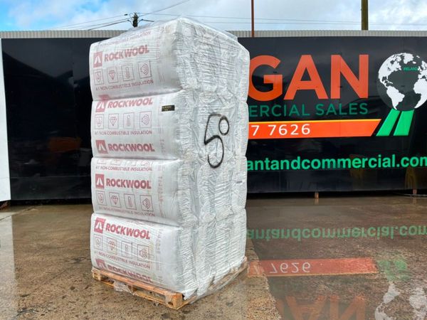 UNUSED 50mm ROCKWOOL INSULATION. 385041915