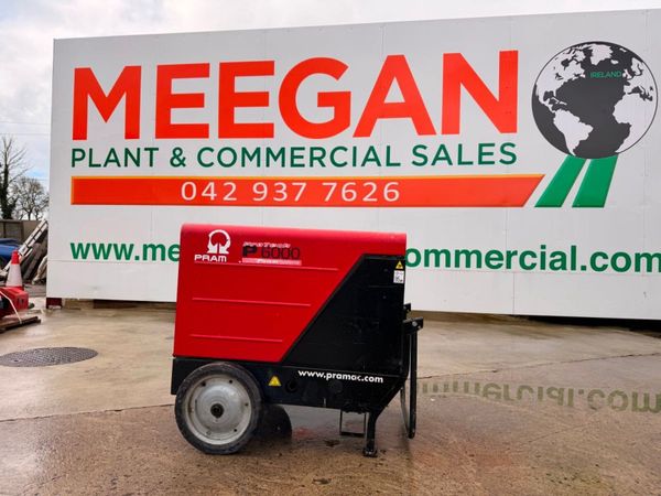 2021 PRAMAC 6 KVA GENERATOR GENSET ...884T 385065380