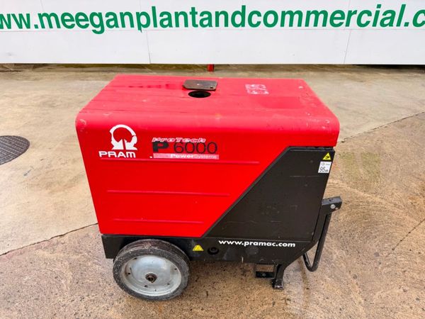 2021 PRAMAC 6 KVA GENERATOR GENSET ...884T 385065389