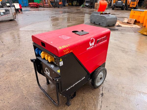 2021 PRAMAC 6 KVA GENERATOR GENSET ...884T 385065401