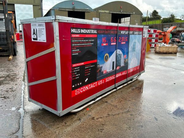 85ft x 30ft HEAVY DUTY DOMED SHELTER SHED.539d. 385073747