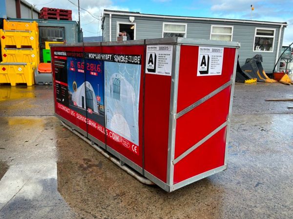 85ft x 30ft HEAVY DUTY DOMED SHELTER SHED.539d. 385073752
