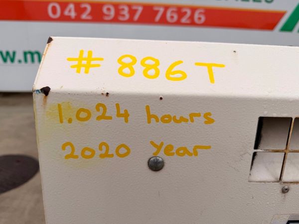 2020 GENERATOR 6 KVA ....1,024 HOURS ....886T 385035261