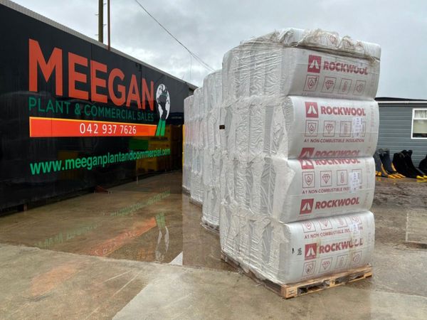 UNUSED 100mm ROCKWOOL INSULATION.....1913. 385035226