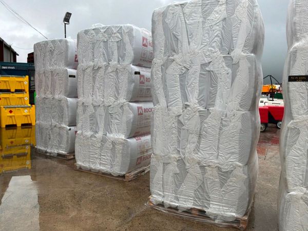 UNUSED 100mm ROCKWOOL INSULATION.....1913. 385035227