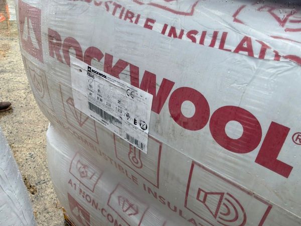 UNUSED 100mm ROCKWOOL INSULATION.....1913. 385035228