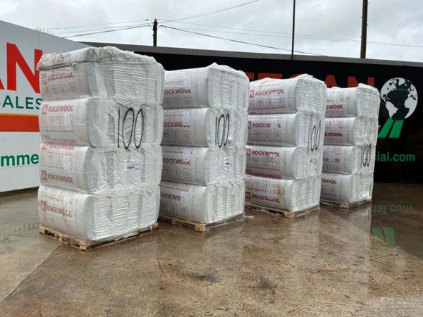 UNUSED 100mm ROCKWOOL INSULATION.....1913. 385035233