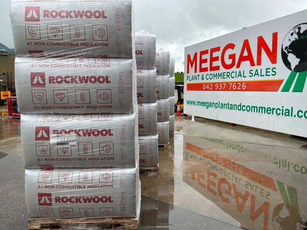 UNUSED 100mm ROCKWOOL INSULATION.....1913. 385035235