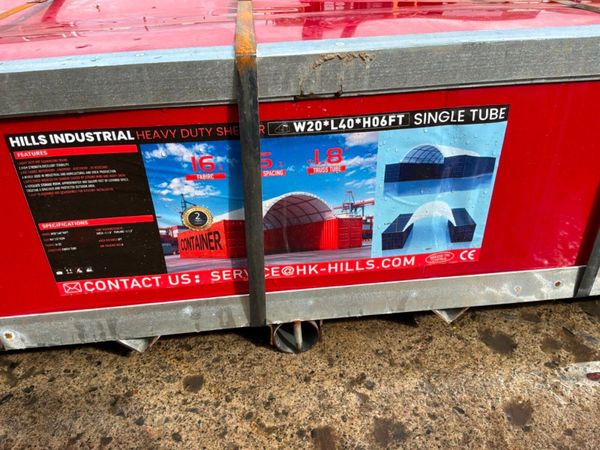 40ft x 20ft CONTAINER IN-FILL DOME SHELTER...545d. 385125967