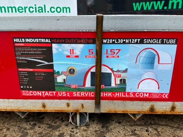 30ft x 20ft  DOME STORAGE SHELTER......549d. 385125907