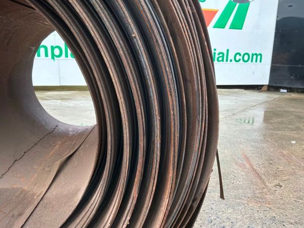 UNUSED ROLL 4mm MILD STEEL SHEETING. 385214890