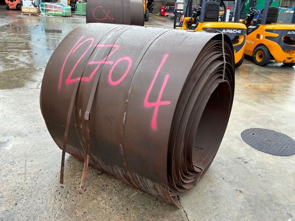 UNUSED ROLL 4mm MILD STEEL SHEETING. 385214895