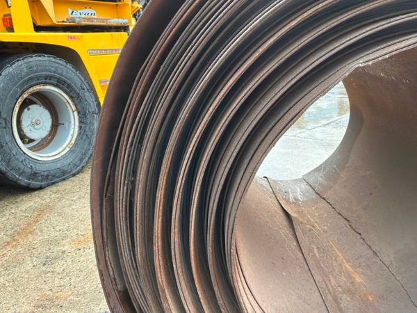 UNUSED ROLL 4mm MILD STEEL SHEETING. 385214896