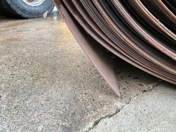 UNUSED ROLL 4mm MILD STEEL SHEETING. 385214897