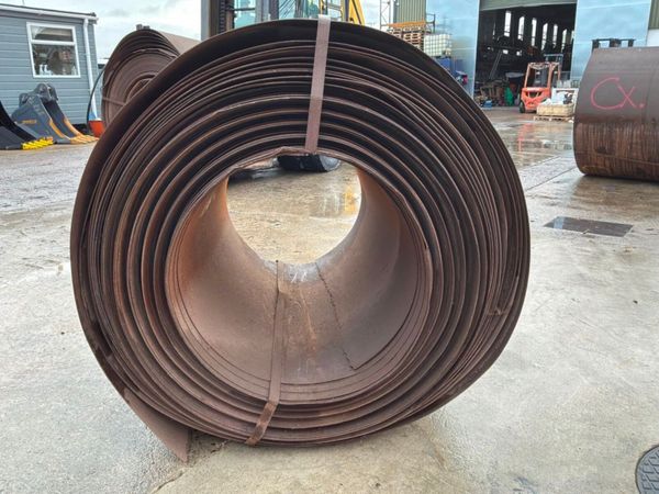 UNUSED ROLL 4mm MILD STEEL SHEETING. 385214899