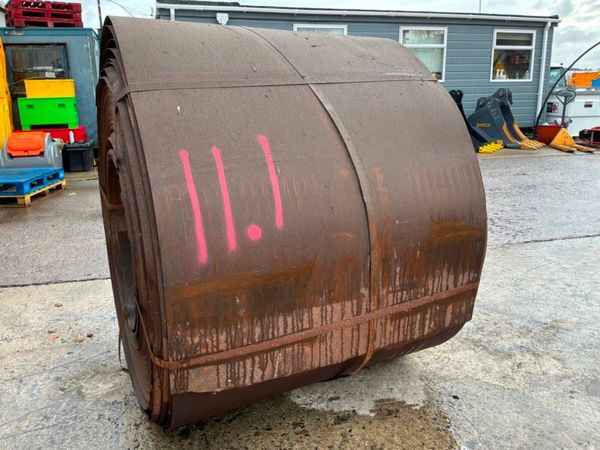 UNUSED ROLL 2mm MILD STEEL SHEETING. 385214924