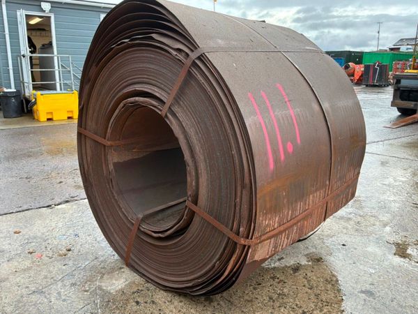 UNUSED ROLL 2mm MILD STEEL SHEETING. 385214925