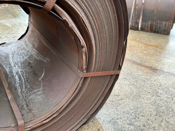 UNUSED ROLL 2mm MILD STEEL SHEETING. 385214928