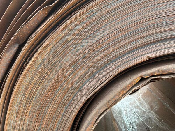 UNUSED ROLL 2mm MILD STEEL SHEETING. 385214929
