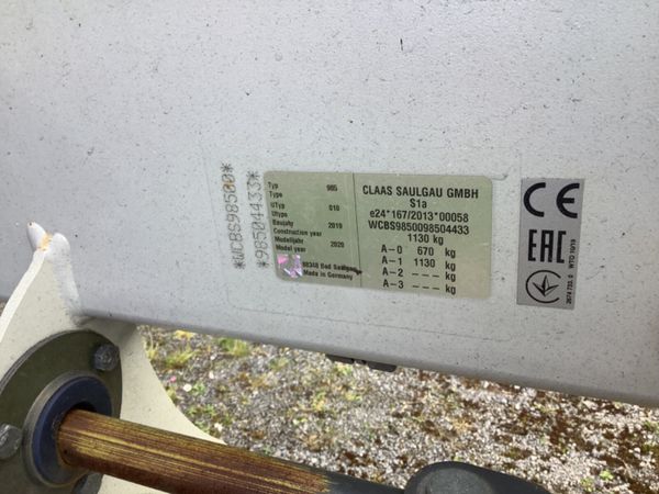 2020 Claas Liner 2600 rake 385358367