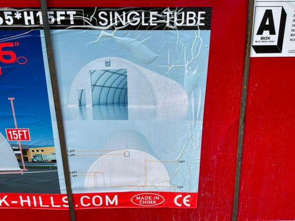 UNUSED 65ft x 30ft DOME STORAGE SHELTER...544d. 385305390